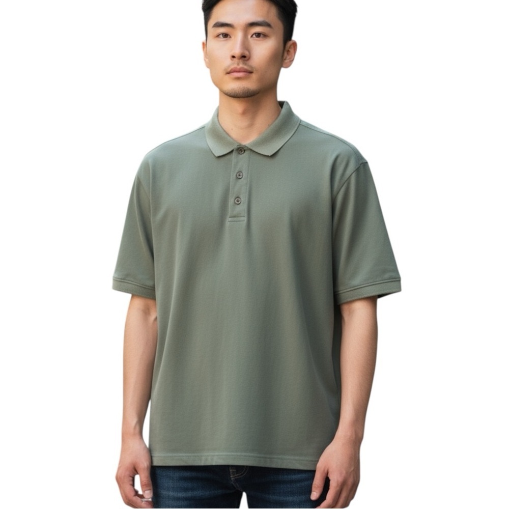 Eagle Dry Goods Co. 100% Silk, Mens, Short Sleeve Polo,‎ Light Green, Large
